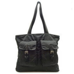 Prada Tote Bag Nylon Shoulder Bag Nero Black